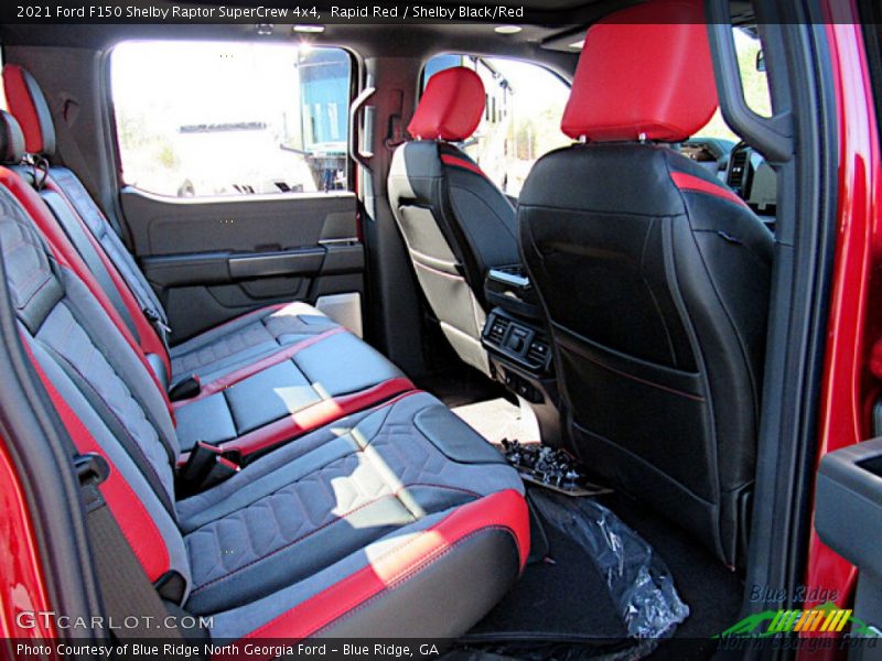 Rear Seat of 2021 F150 Shelby Raptor SuperCrew 4x4