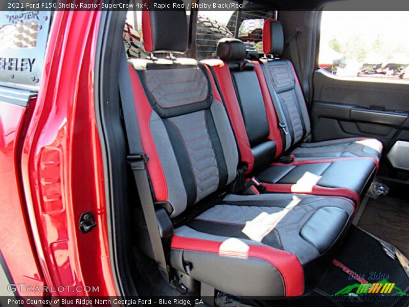 Rear Seat of 2021 F150 Shelby Raptor SuperCrew 4x4