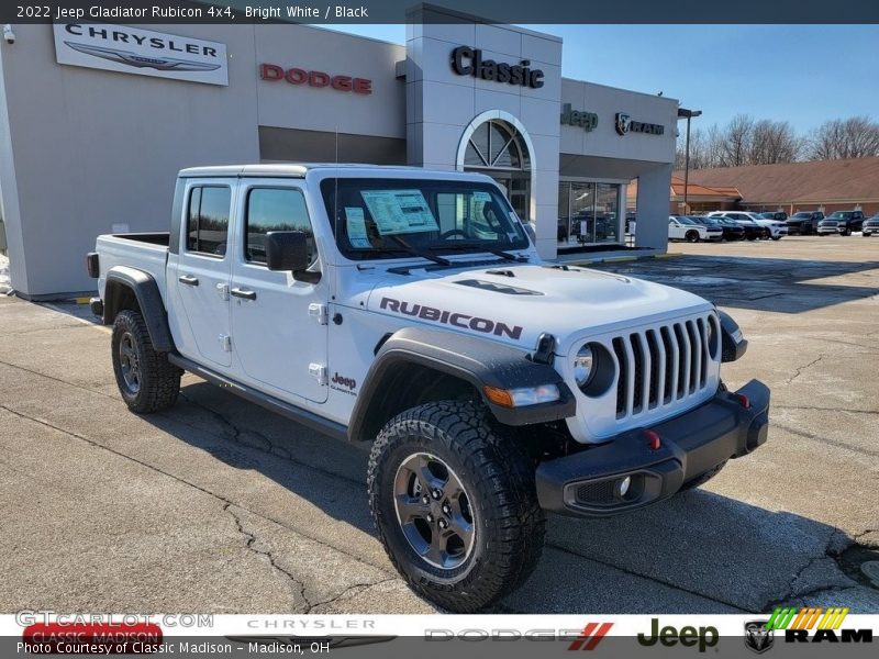 Bright White / Black 2022 Jeep Gladiator Rubicon 4x4