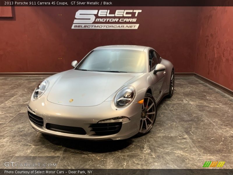 GT Silver Metallic / Black 2013 Porsche 911 Carrera 4S Coupe