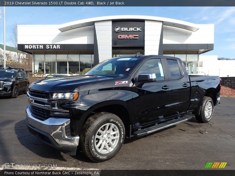 Black / Jet Black 2019 Chevrolet Silverado 1500 LT Double Cab 4WD