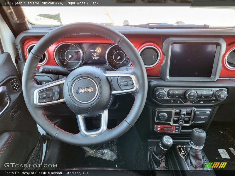 Dashboard of 2022 Gladiator Rubicon 4x4