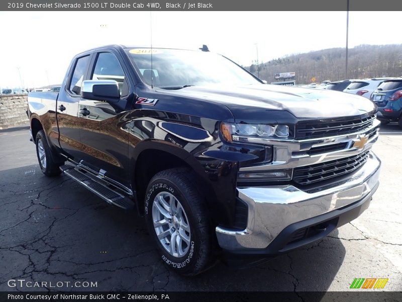 Black / Jet Black 2019 Chevrolet Silverado 1500 LT Double Cab 4WD