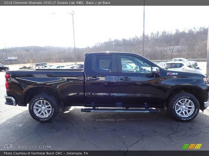 Black / Jet Black 2019 Chevrolet Silverado 1500 LT Double Cab 4WD