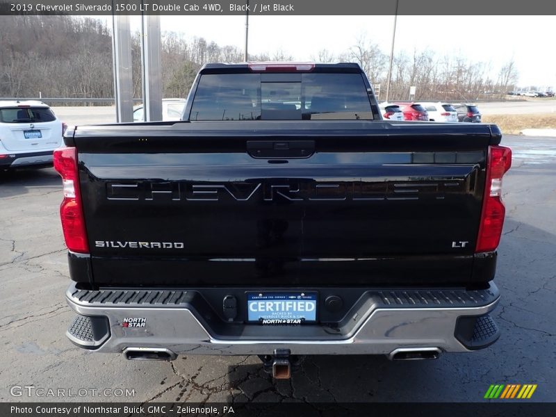 Black / Jet Black 2019 Chevrolet Silverado 1500 LT Double Cab 4WD
