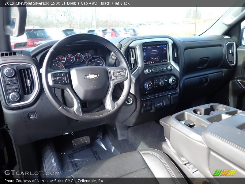 Black / Jet Black 2019 Chevrolet Silverado 1500 LT Double Cab 4WD