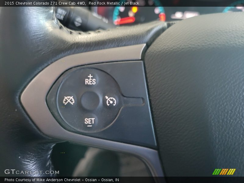 Red Rock Metallic / Jet Black 2015 Chevrolet Colorado Z71 Crew Cab 4WD
