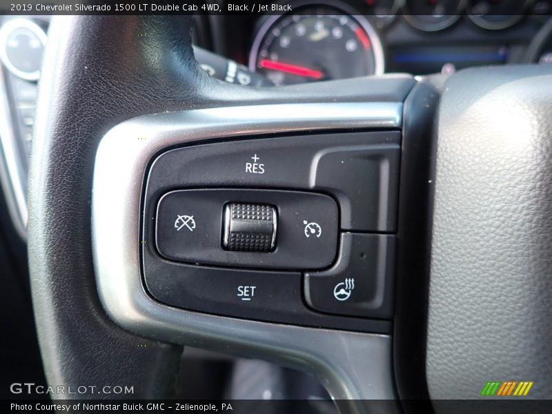 Black / Jet Black 2019 Chevrolet Silverado 1500 LT Double Cab 4WD