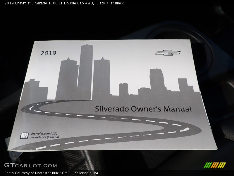 Black / Jet Black 2019 Chevrolet Silverado 1500 LT Double Cab 4WD