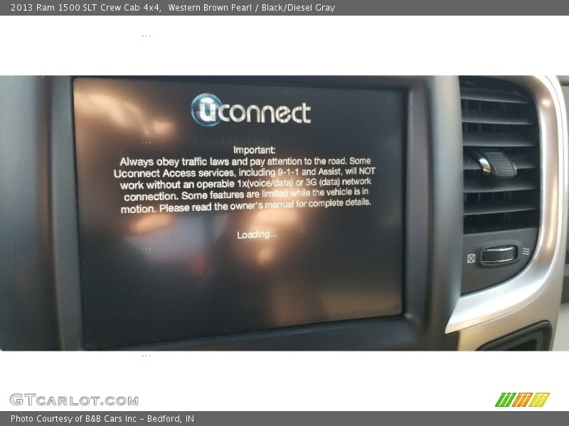 Western Brown Pearl / Black/Diesel Gray 2013 Ram 1500 SLT Crew Cab 4x4