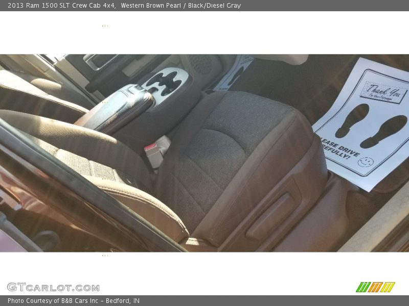 Western Brown Pearl / Black/Diesel Gray 2013 Ram 1500 SLT Crew Cab 4x4