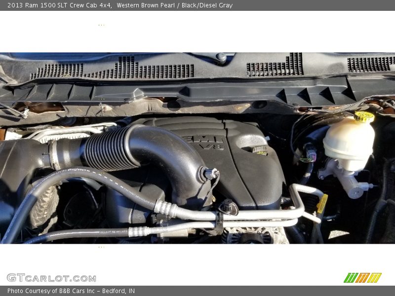 Western Brown Pearl / Black/Diesel Gray 2013 Ram 1500 SLT Crew Cab 4x4