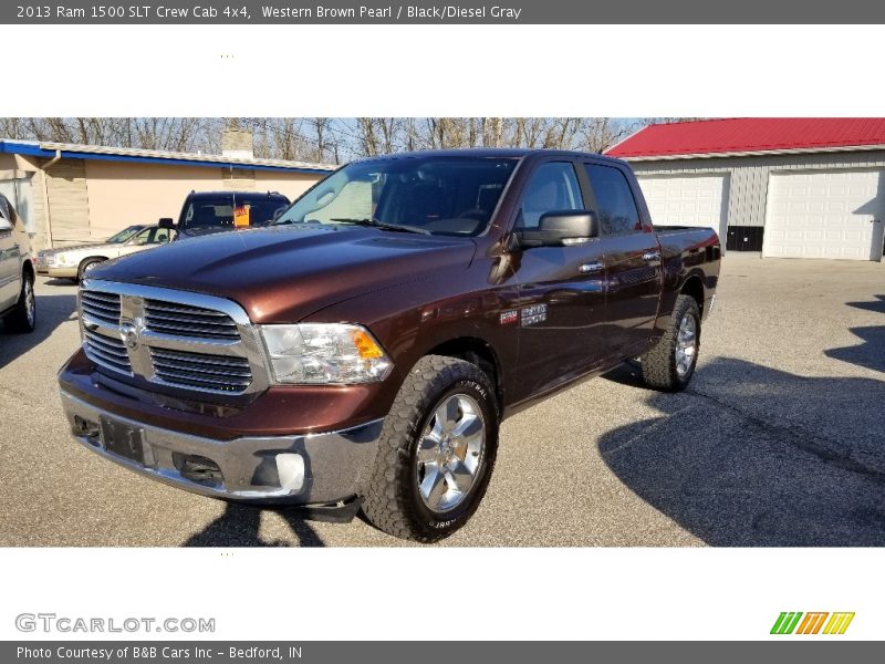 Western Brown Pearl / Black/Diesel Gray 2013 Ram 1500 SLT Crew Cab 4x4