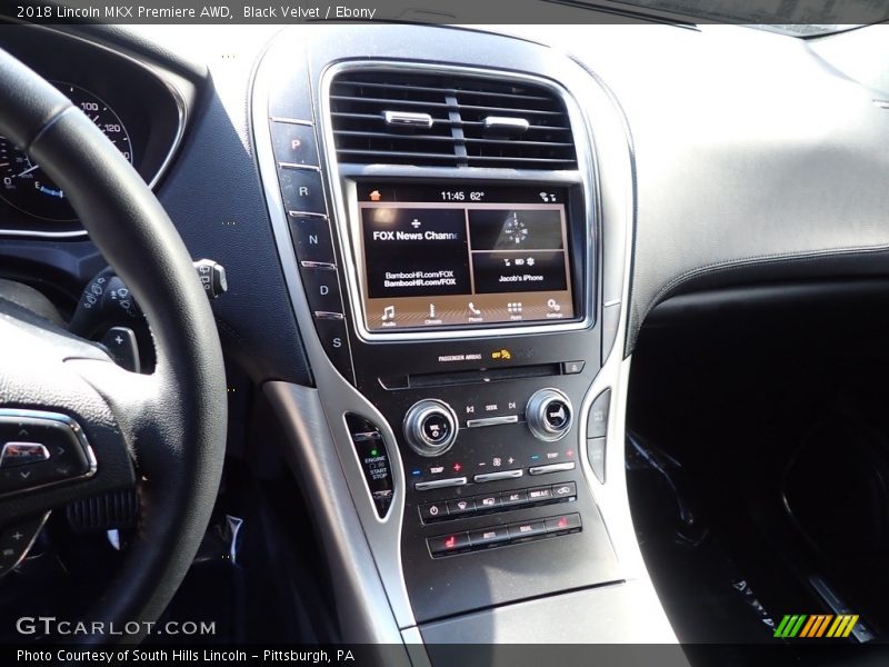 Black Velvet / Ebony 2018 Lincoln MKX Premiere AWD