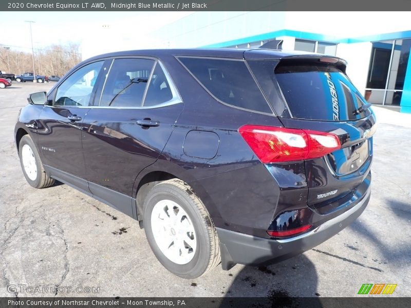 Midnight Blue Metallic / Jet Black 2020 Chevrolet Equinox LT AWD