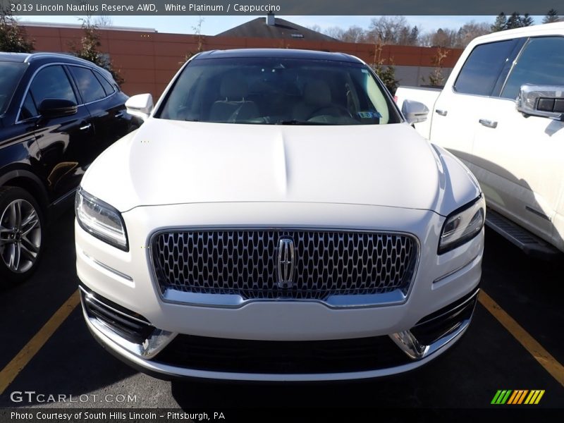 White Platinum / Cappuccino 2019 Lincoln Nautilus Reserve AWD