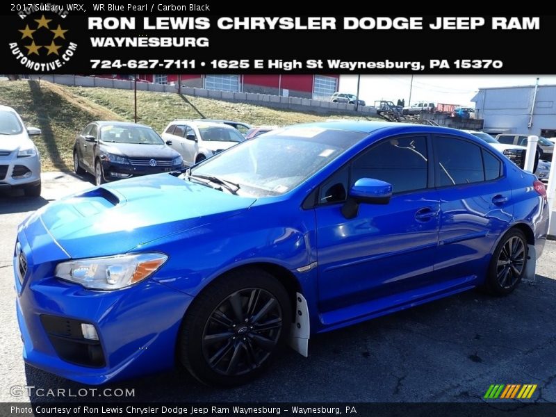 WR Blue Pearl / Carbon Black 2017 Subaru WRX