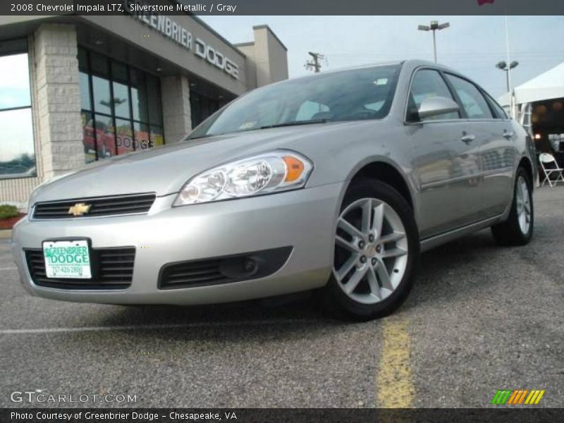 Silverstone Metallic / Gray 2008 Chevrolet Impala LTZ