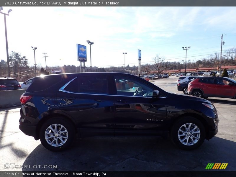Midnight Blue Metallic / Jet Black 2020 Chevrolet Equinox LT AWD