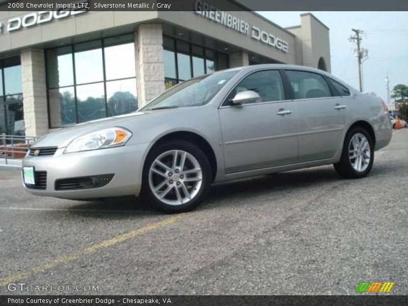 Silverstone Metallic / Gray 2008 Chevrolet Impala LTZ