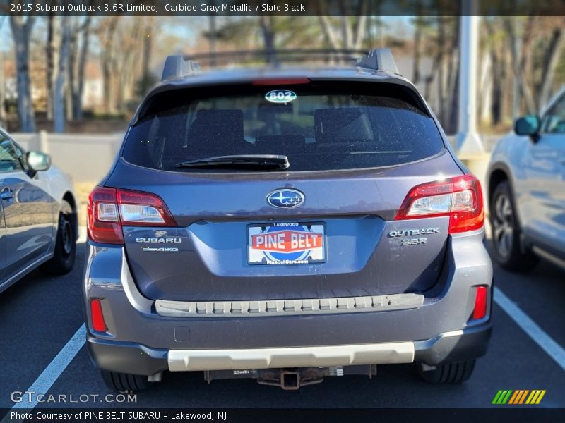 Carbide Gray Metallic / Slate Black 2015 Subaru Outback 3.6R Limited