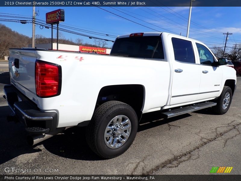 Summit White / Jet Black 2019 Chevrolet Silverado 2500HD LTZ Crew Cab 4WD