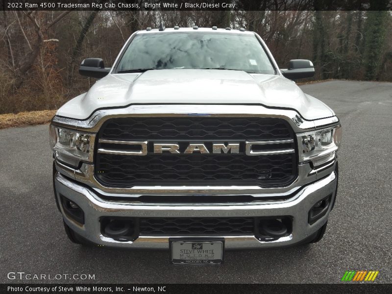 Bright White / Black/Diesel Gray 2022 Ram 4500 Tradesman Reg Cab Chassis