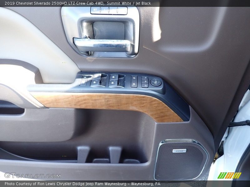 Summit White / Jet Black 2019 Chevrolet Silverado 2500HD LTZ Crew Cab 4WD