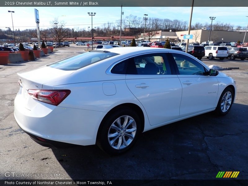 Summit White / Jet Black 2019 Chevrolet Malibu LT