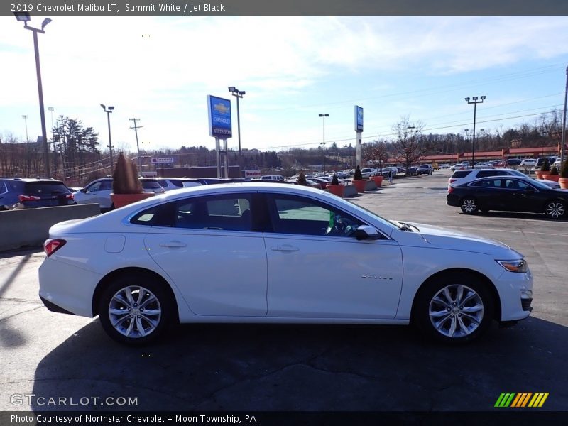 Summit White / Jet Black 2019 Chevrolet Malibu LT