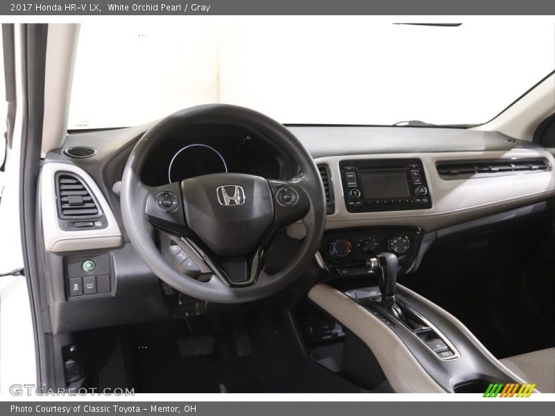 White Orchid Pearl / Gray 2017 Honda HR-V LX