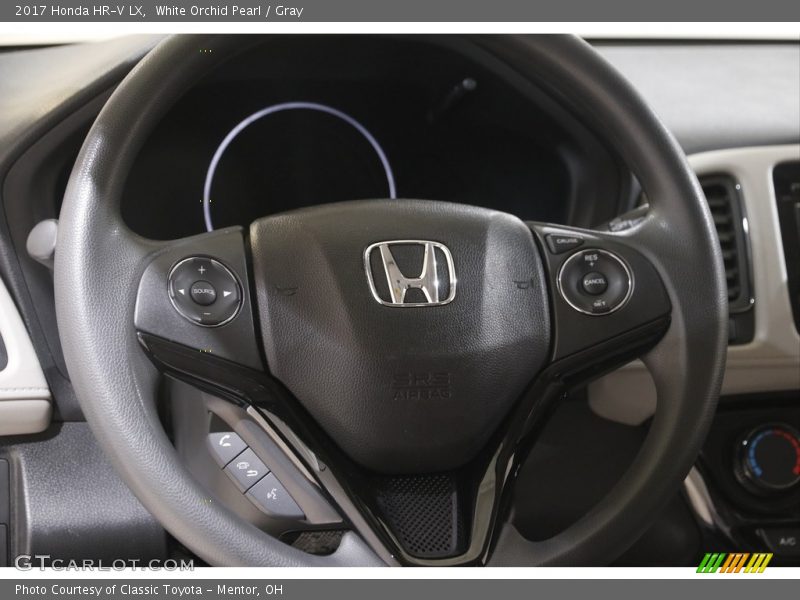 White Orchid Pearl / Gray 2017 Honda HR-V LX