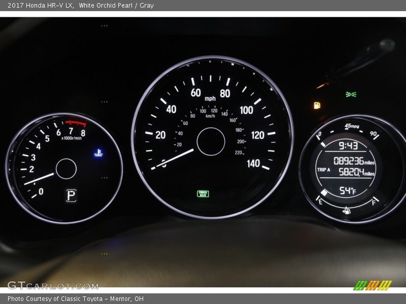 White Orchid Pearl / Gray 2017 Honda HR-V LX
