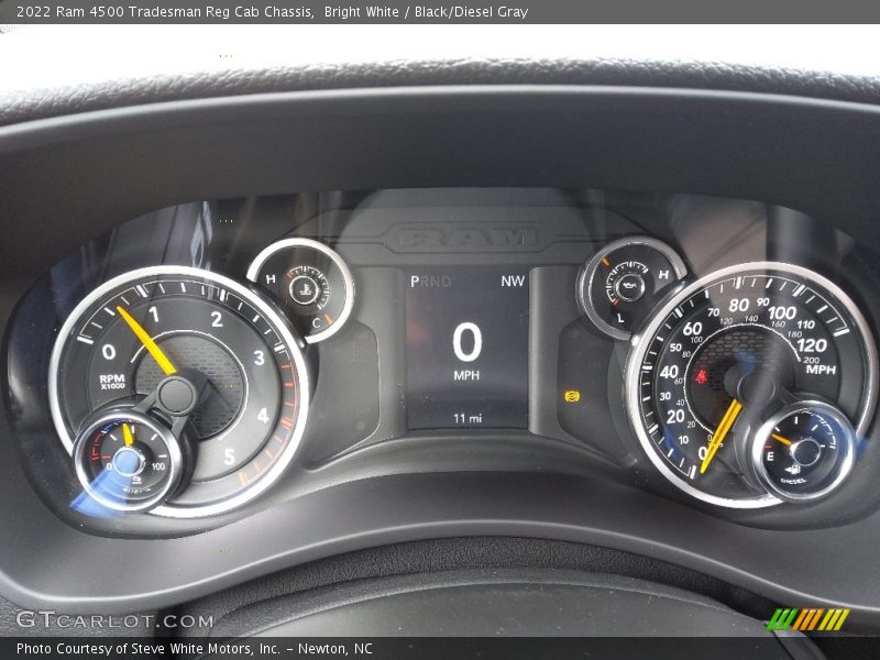  2022 4500 Tradesman Reg Cab Chassis Tradesman Reg Cab Chassis Gauges