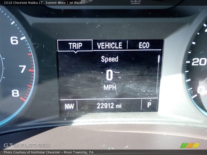 Summit White / Jet Black 2019 Chevrolet Malibu LT