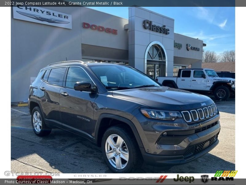 Granite Crystal Metallic / Black 2022 Jeep Compass Latitude 4x4