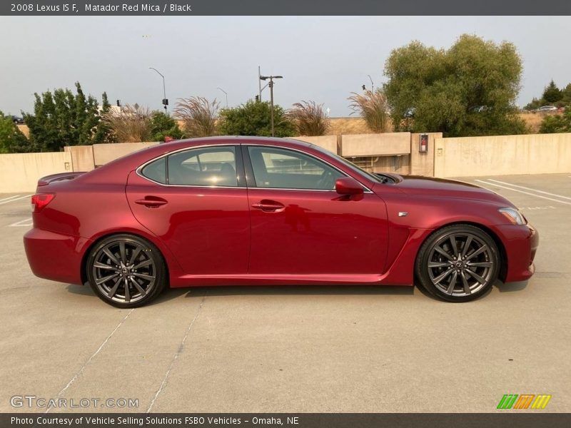 Matador Red Mica / Black 2008 Lexus IS F