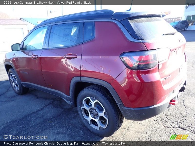 Velvet Red Pearl / Black 2022 Jeep Compass Trailhawk 4x4