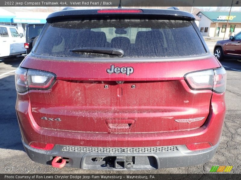 Velvet Red Pearl / Black 2022 Jeep Compass Trailhawk 4x4