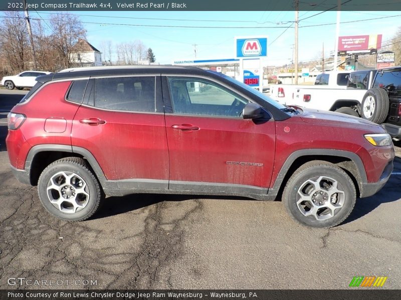 Velvet Red Pearl / Black 2022 Jeep Compass Trailhawk 4x4