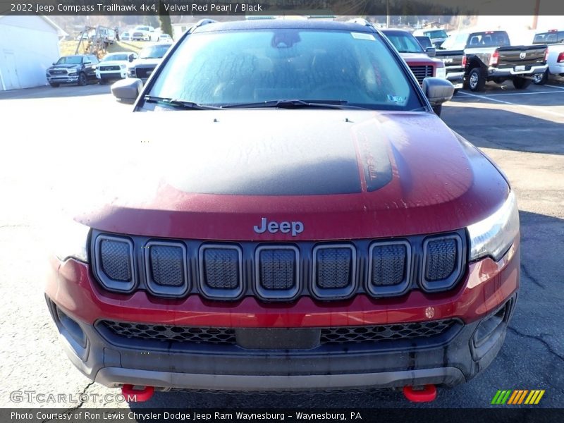 Velvet Red Pearl / Black 2022 Jeep Compass Trailhawk 4x4