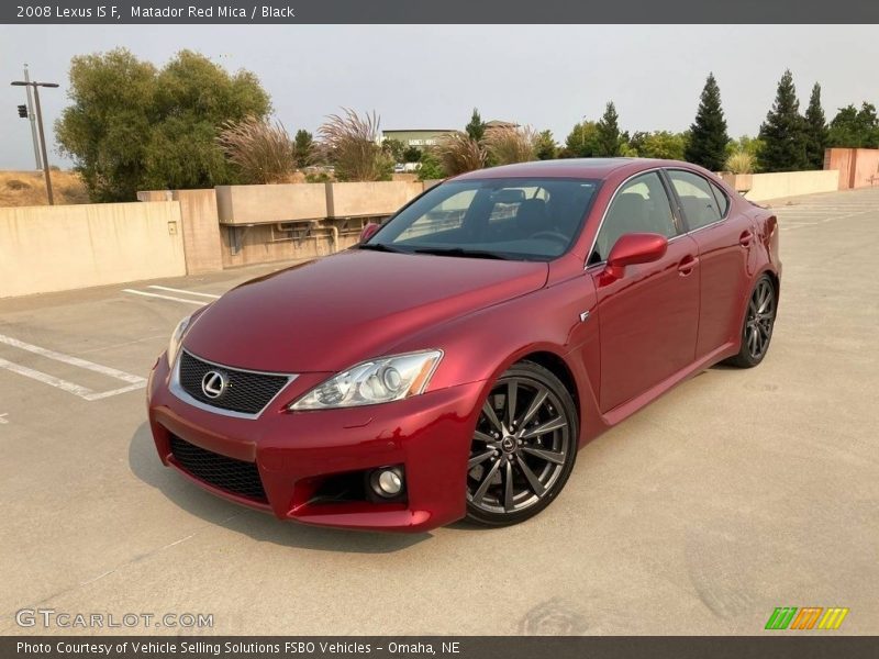 Matador Red Mica / Black 2008 Lexus IS F