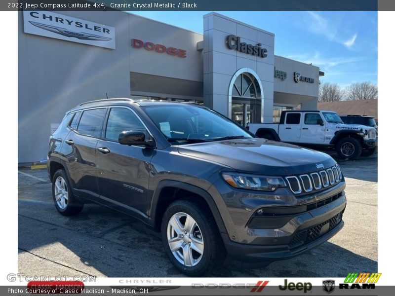 Granite Crystal Metallic / Black 2022 Jeep Compass Latitude 4x4