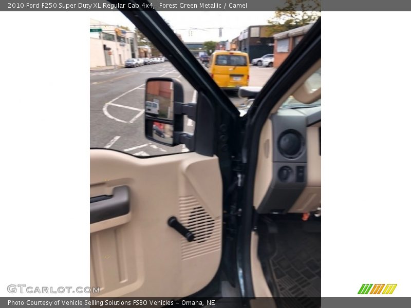Forest Green Metallic / Camel 2010 Ford F250 Super Duty XL Regular Cab 4x4