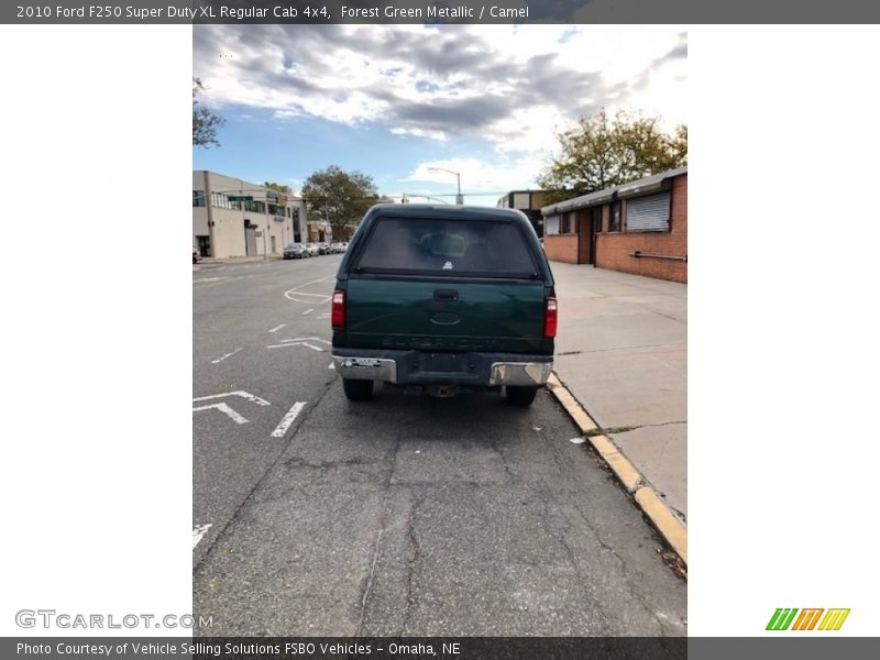 Forest Green Metallic / Camel 2010 Ford F250 Super Duty XL Regular Cab 4x4