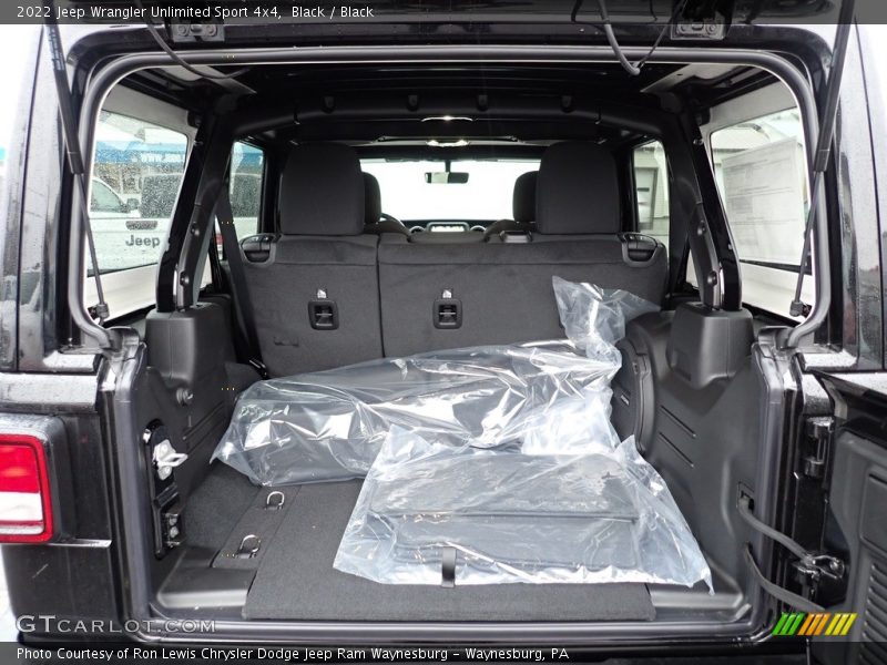 Black / Black 2022 Jeep Wrangler Unlimited Sport 4x4
