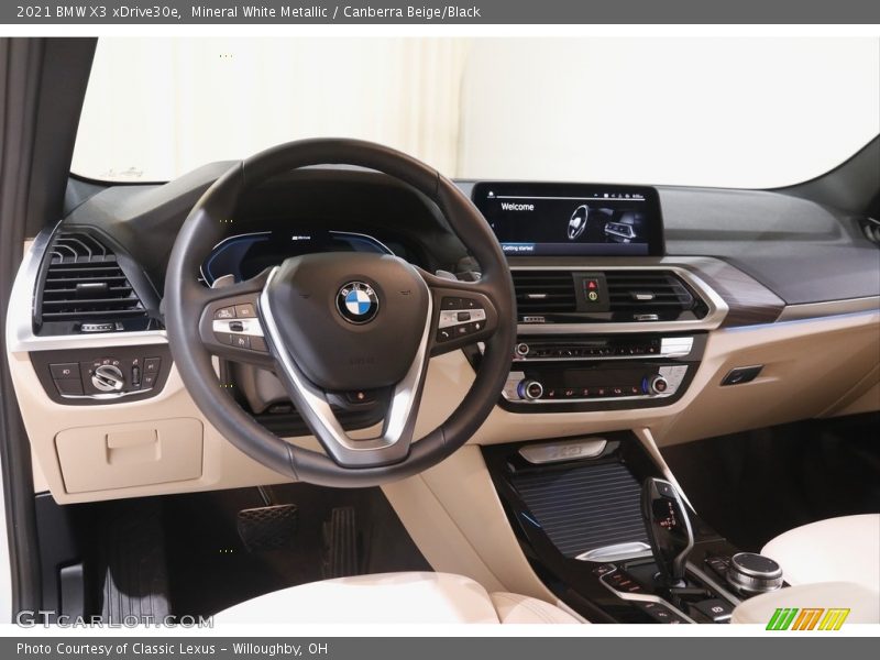 Dashboard of 2021 X3 xDrive30e