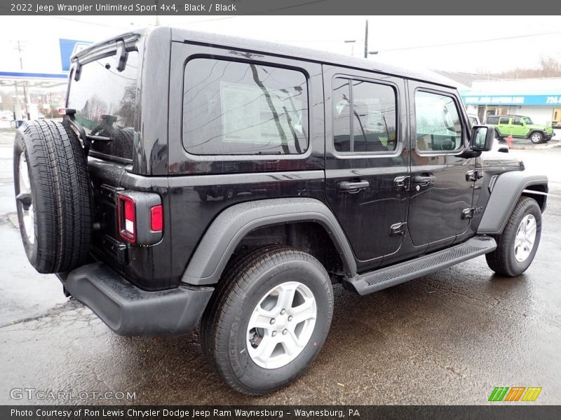 Black / Black 2022 Jeep Wrangler Unlimited Sport 4x4