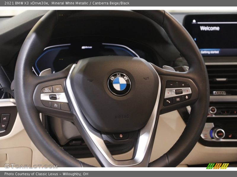  2021 X3 xDrive30e Steering Wheel