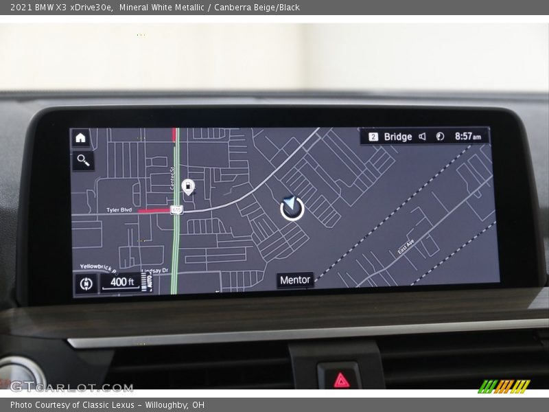 Navigation of 2021 X3 xDrive30e